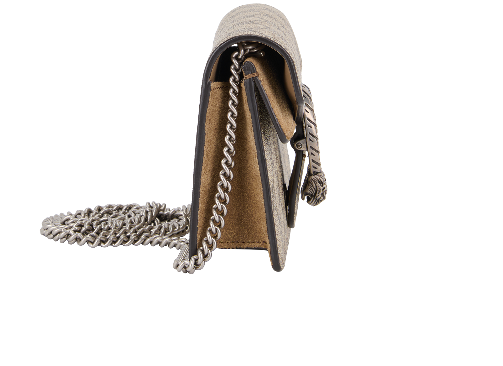 Super Mini Dionysus, &pound;550, Handbags, Beige, Canvas, Side view